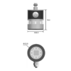 DOP40 CNC Touch Probe and Receiver Dimensions