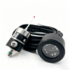 DRP40-C radio CNC touch probe specification chart showing 2.4 GHz frequency hopping, 8 m operating range, repeatability, battery life and IP68 rating. DRP40-C radio CNC touch probe specification chart showing 2.4 GHz frequency hopping, 8 m operating range, repeatability, battery life and IP68 rating.