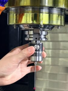 Process of installing the probe