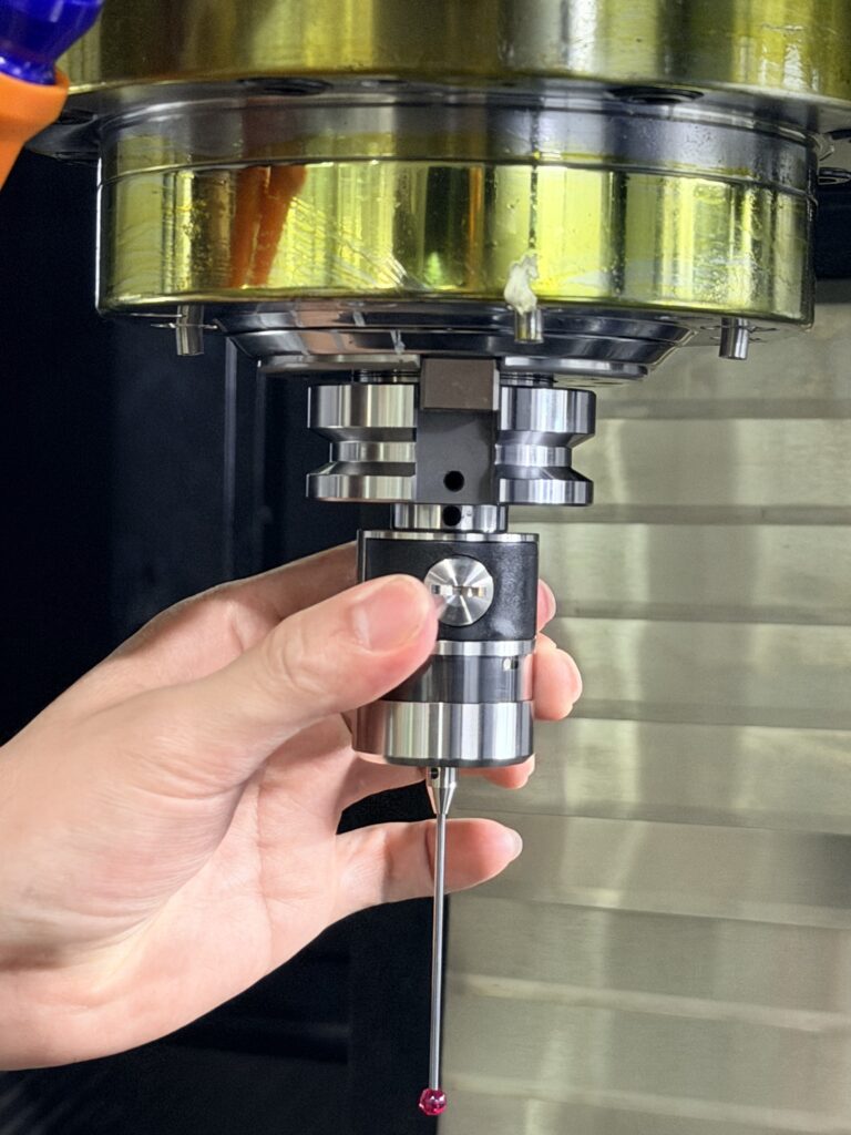 Process of installing the probe