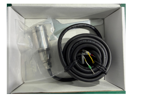 Qidu DLP25S wired CNC touch probe with stainless steel housing, illuminated red status indicator and ruby-tipped stylus.