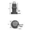 DTS200S CNC Tool Setter Mechanical Dimensions